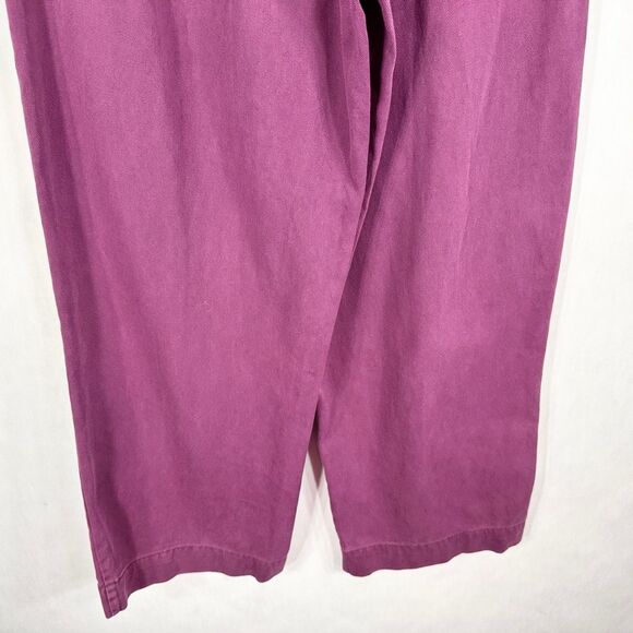 Urban Outfitters Small Petite Jeans Purple High Rise Wide Leg Baggy Grunge 1640 - Picture 6 of 10